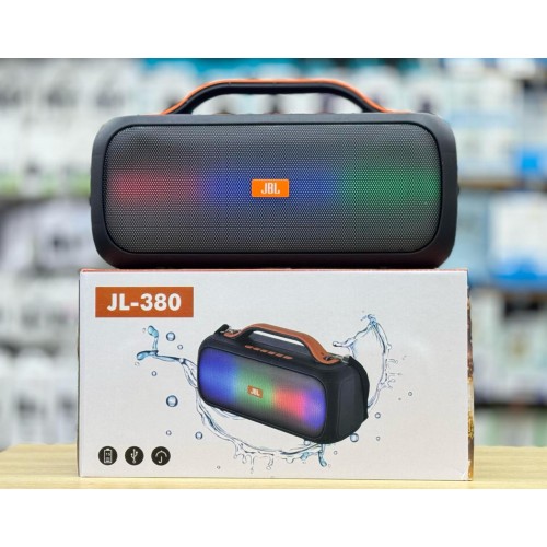 مكبر صوت بلوتوث JL-380 محمول بإضاءة RGB وصوت محيطي
