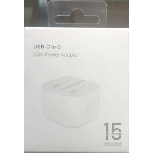 ادابتور آيفون 35 وات ثلاثي USB-C إلى C