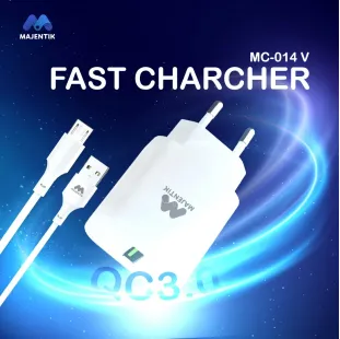 ماجنتيك MC-014 V – شاحن سريع بقوة 20 واط مع كابل Micro USB