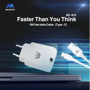 شاحن ماجينتك MC-015 السريع بقوة 20 واط مع كابل تايب سي