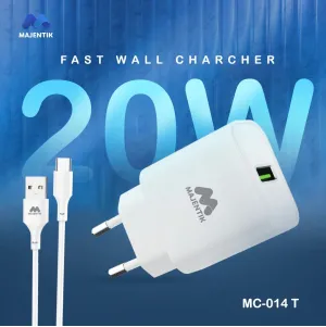 شاحن ماجينتك MC-014 T السريع بقوة 20 واط مع كابل Type-C