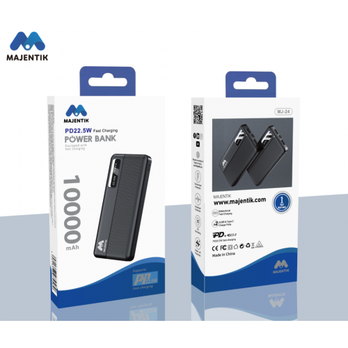 باور بانك Majentik MJ-24 10000mAh - شحن سريع 22.5W